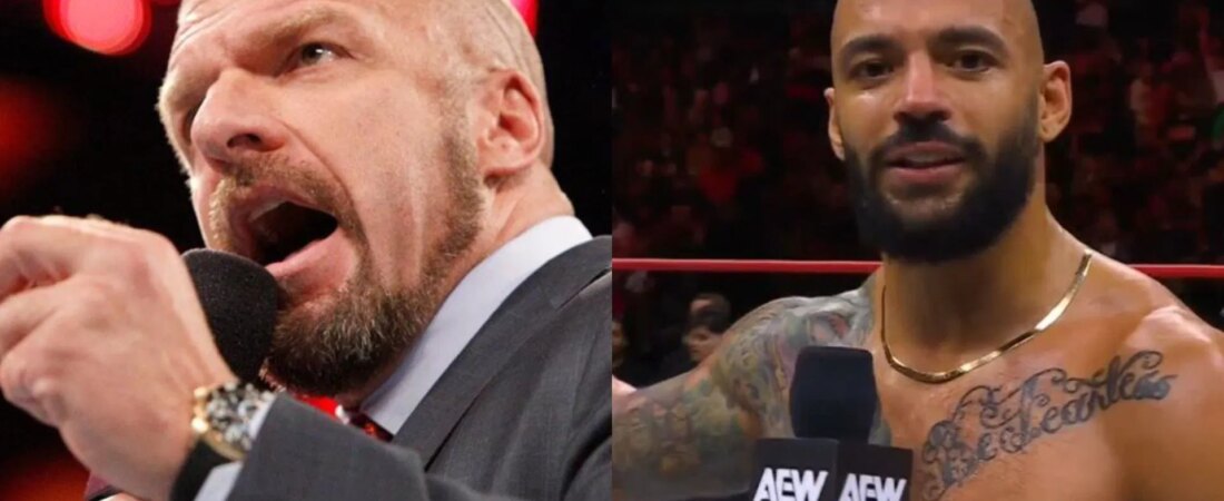 Ricochet faz uma crítica sutil a Triple H depois que um grande campeão mundial se recusa a competir no AEW Forbidden Door 2026
