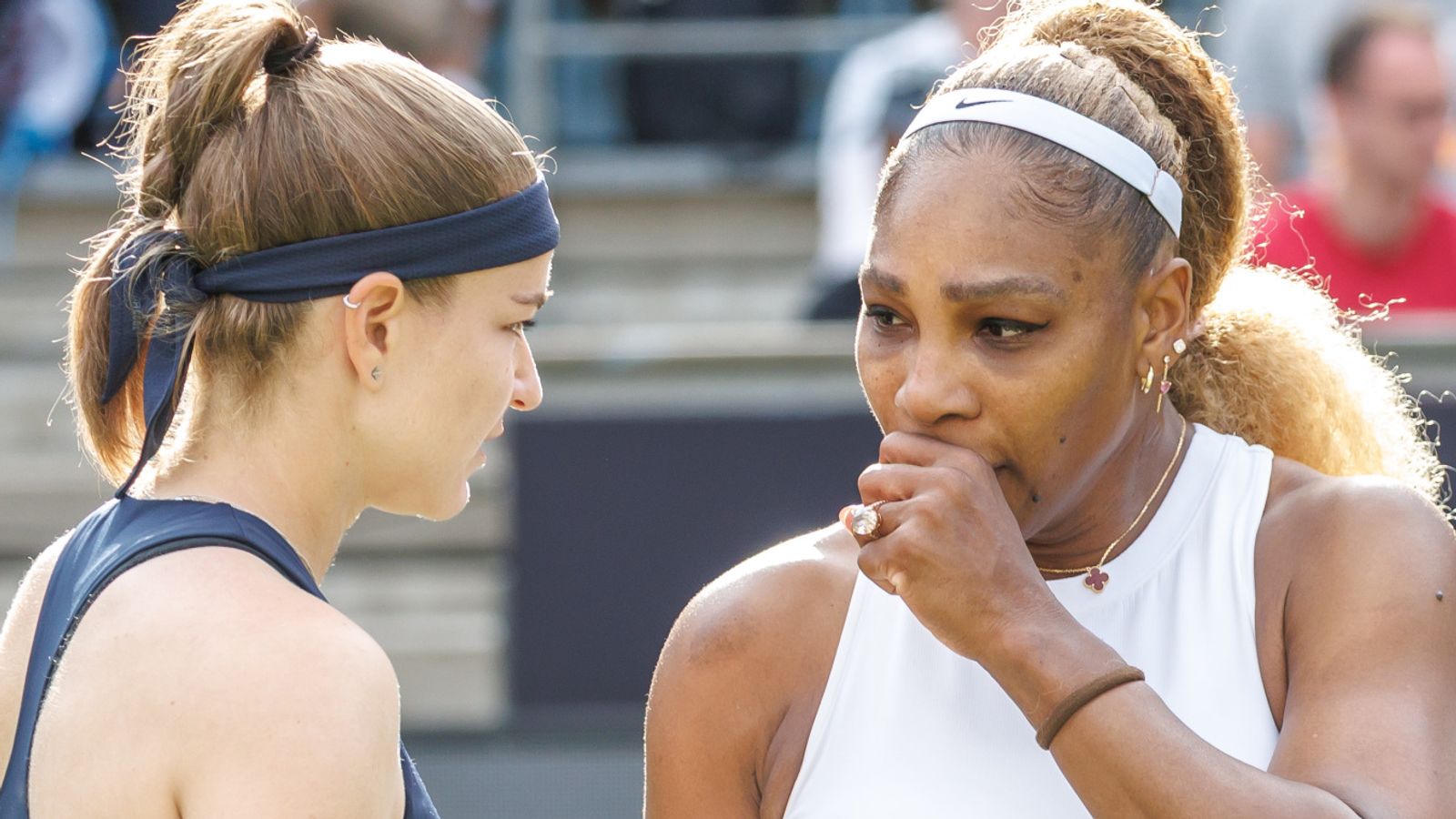 Os preparativos de Serena Williams para Wimbledon sofrem um golpe com a derrota em duplas na primeira rodada no Aberto de Berlim | Notícias sobre tênis
